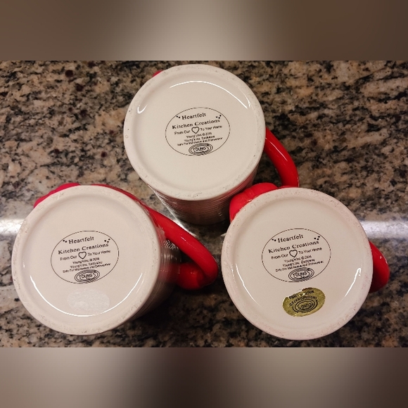 Coastal Fun Crab Ceramic 12oz Mugs - Set of 3 - Picture 5 of 11